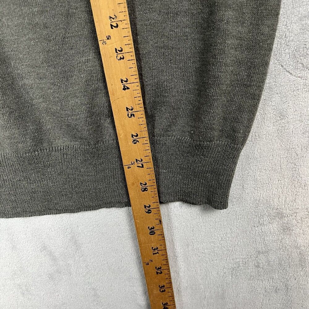 New Linea Uomo Men’s‎ 2xl Gray  Beige Sweater Vest V Neck - Picture 3 of 9